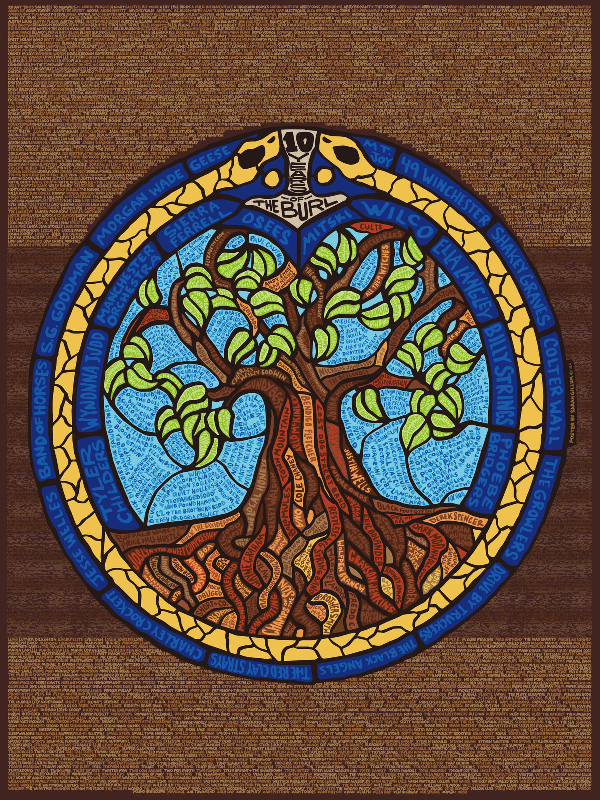 The Burl 10 Year Poster