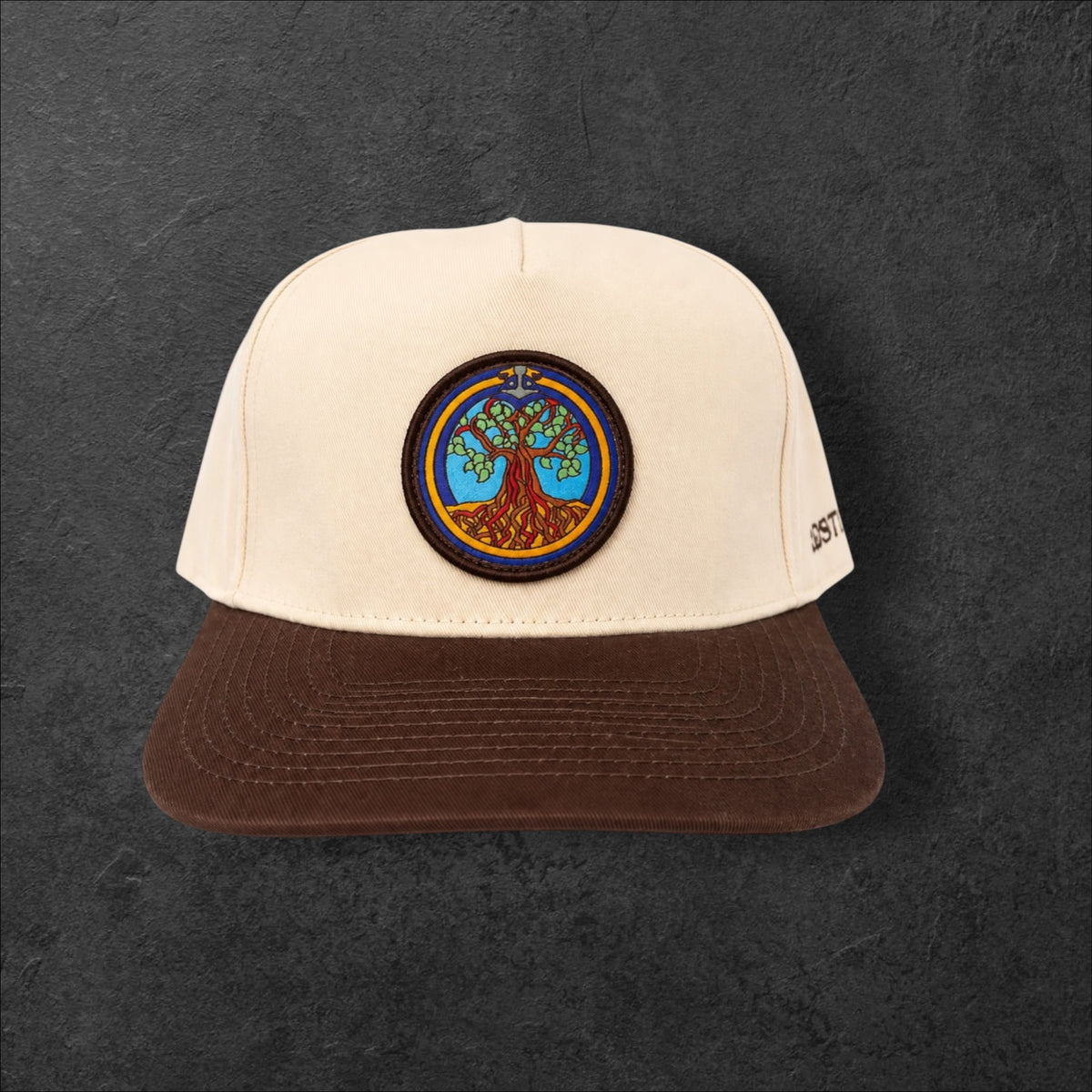 Burl Stained Glass Hat (BROWN)