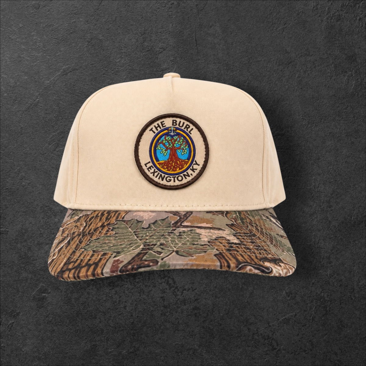 Burl Stained Glass Hat (CAMO)